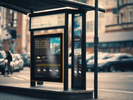 infoscreen Busstop 01J3
